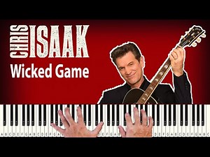 Chris Isaak - Wicked Game - PIANO TUTORIAL