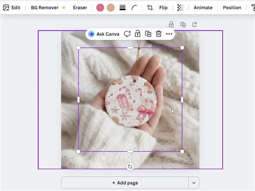 Ornament Mockup, Ceramic Wedding Ornament Mockup, Christmas Ornament Mockups, Round Ornament Smart Object PSD and Canva Mockup - Etsy
