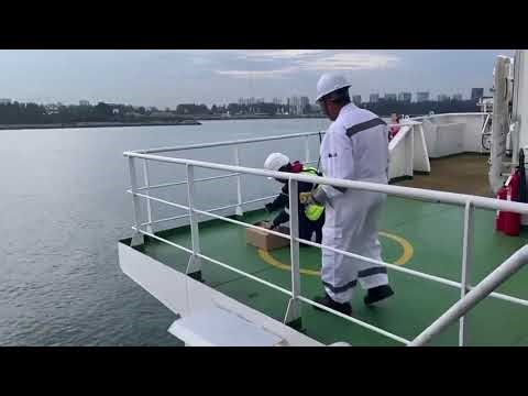 Skyports Drone Services and TFG Marine Leads Drone Shore-to-Ship Bunker Sample Delivery in Singapore