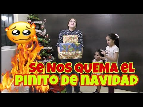 SE QUEMA EL PINITO DE NAVIDAD / HERMANITAS CARDENAS