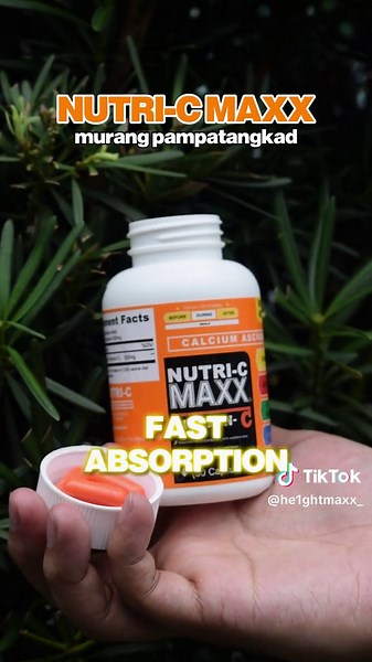 ✨ Boost your wellness the smart way! Nutri-C Maxx combines Vitamin C Calcium Ascorbate to support strength, growth, and everyday health. 💪 Two for Nutri-C Maxx — don’t miss out! #WellnessGoals #NutriMaxx #HealthyChoices #ImmuneSupport #dailysupplements