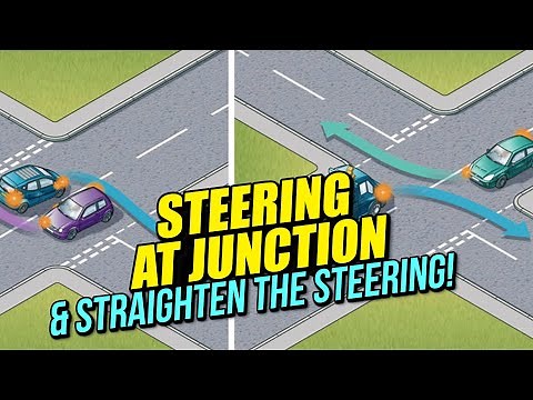 Steering at Junction & Straighten the Steering!