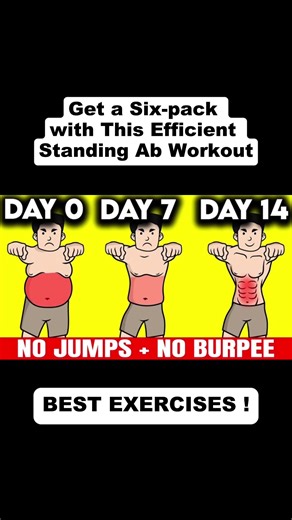 Effective Standing Ab Workout for a Six-Pack