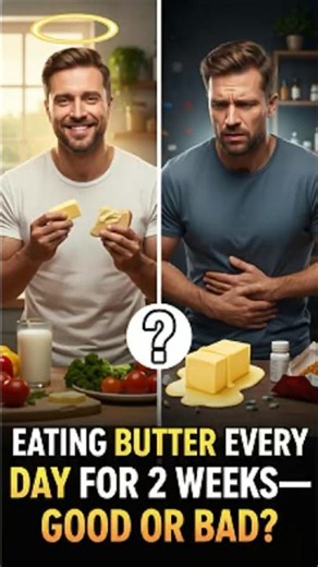 EATING BUTTER EVERY DAY FOR 2 WEEKS—GOOD OR BAD? #hearthealth #healthcare4 #healthyeating #health