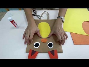 親子藝術 - 紙袋動物
