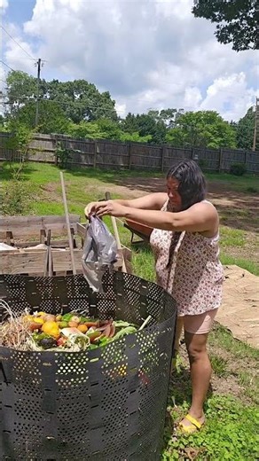 Compost made easy: just throw it in and let nature handle the rest! #Compost