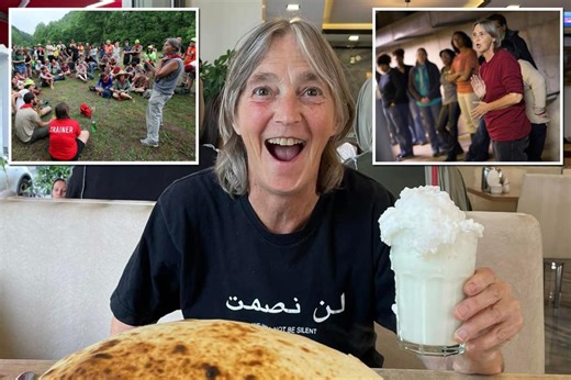 Notorious anti-Israel protester Lisa Fithian, paid $300 a day to teach activists, spotted among Columbia rioters