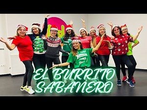 EL BURRITO SABANERO 🎄 || DAVID BISBAL || ZUMBA COREOGRAFÍA FÁCIL