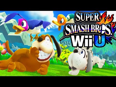 Super Smash Bros 4 Wii U Duck Hunt! Dog Zapper New Character Unlock HD Gameplay Walkthrough PART 3