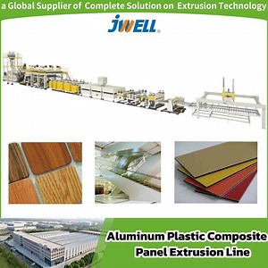 [Hot Item] High Speed Flame Retardant Grade ACP/Acm Aluminum Polyethylene Plastic Composite Sandwich Panel/Board Extrusion/Extruder Machine/Production Line Jwell Machine