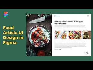 How to design article page in FIGMA with Smart Animate | Prototype | Figma tutorials