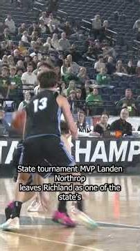 Richland's Landon Northrop commits to Wright State! 🏀 #basketball #collegebasketball