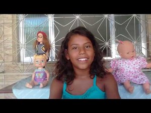 PRIMEIRO VIDEO DO CANAL COM AS MINHAS BONECAS