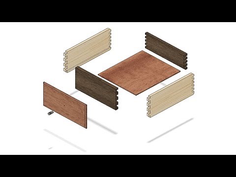 How I Designed a Wooden Drawer in Fusion 360 Step by Step!