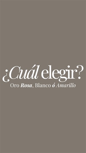 ¿Sabías que el color del oro cambia por completo cómo se ve un anillo? El oro amarillo es clásico y atemporal. El oro blanco es moderno y elegante. El oro rosa es suave, romántico y muy actual. Los tres son oro, la diferencia está en la aleación que se mezcla para lograr cada tono. Y elegir el correcto hace que el diamante, el diseño y la mano se vean completamente distintos. Por eso te ayudamos a elegir no solo un anillo bonito, sino el que realmente le quede a su historia. Escríbenos y te ases