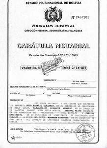 Como Se Hace Un Poder Notarial En Bolivia