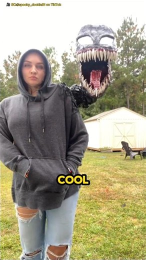 The Secret Behind This Insanely Realistic Venom Puppet Costume🎃