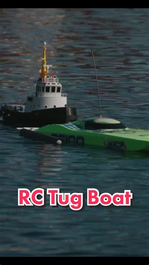 RC Tug Boat Rescue on the Lake