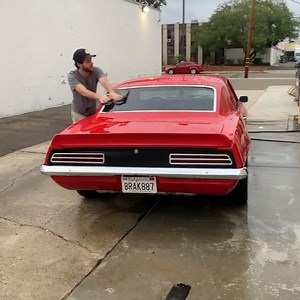 Getting the ‘69 Camaro clean and ready for the 2021 @hagerty calendar this evening! 🙌🏼😍 Get your chance to win this car now and get Double Entries through Monday! 🎟🎟 | Restomods
