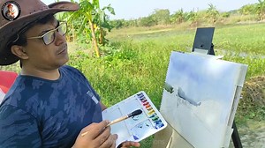 3.9K views · 169 reactions | Nature sketchings provides a much needed break from technology filled, most stressful life... Deepens ones observational skills, balancing out the use of all five senses. Strngthens hand eye coordination especially beneficial for children's. View of Outdoor sketching..with Artist Rantu Lahkar. | Speed Painter Rabin Bar | Facebook