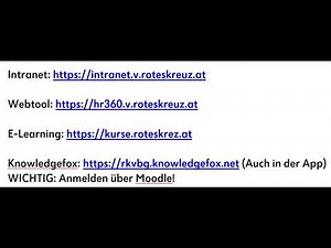 Passwort erstellen für die ÖRK Plattformen