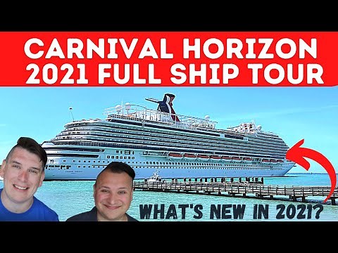 Carnival Horizon Cruise Ship Full Tour & Review 2021 | Full Walking Tour | Learn the Secret Spots