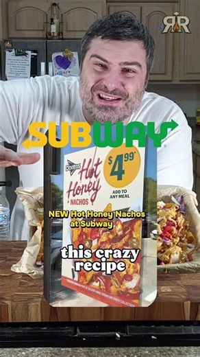 Hot Honey Nachos!? Trying New Subway Recipe!