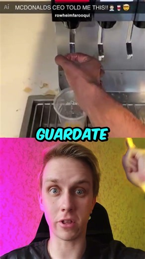 Pazzesco Lifehack con una Bevanda Gassata da McDonald's!! 🤯😎 #Shorts #mcdonalds