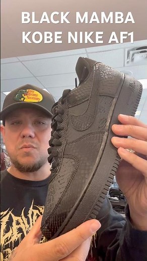 Nike Air Force 1 low Black Mamba Kobe Bryant #sneakers #dadshoes #kobebryant