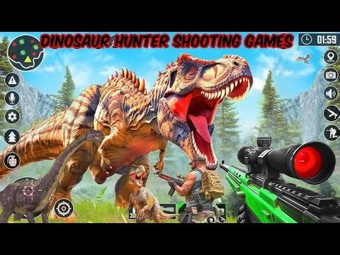 Killer Hunter Gaming presents🎮| Dino Hunter 3D🦖Ultimate Dinosaur Shooting & Jungle Survival Gameplay