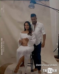 Here are some adorable BTS moments from Anita Hassanandani and Rohit Reddy’s maternity shoot. Take a look! | Nevanta