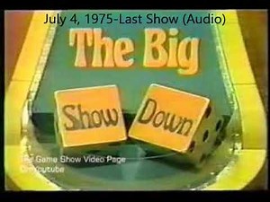 July 4, 1975-The Big Showdown (Last Show-Audio)