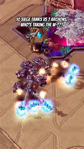 10 Siege Tanks vs 7 Archons! | SC2.BattleRumBle #sc2 #rts #starcraft2 #스타크래프트2 #스타크래프트