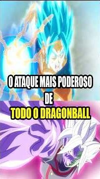 THE MOST POWERFUL ATTACK IN ALL OF DRAGON BALL. Full video on the channel. #bulma #dragonballz #goku
