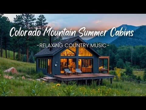 Colorado Mountain Summer Cabins | Relaxing Country Music