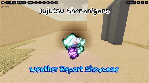 Weather Report in Jujutsu Shenanigans Showcase