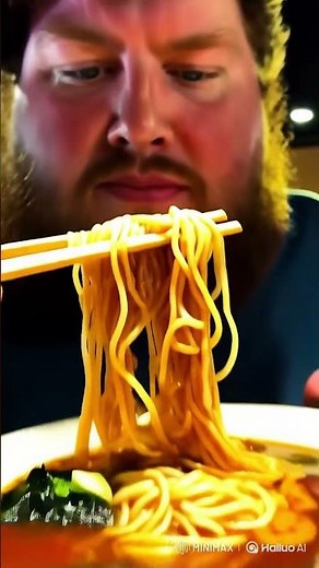 Caseoh eats ramen noodles #caseoh #funny #ai