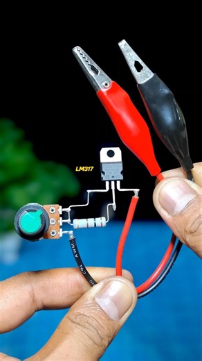 LM317 voltage regulator circuit#shortvideo