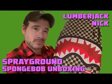 Sprayground Limited Edition SpongeBob SquarePants Backpack Unboxing