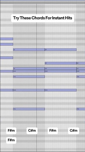 Try These Chords For Instant Hits #ableton #musicproducer #piano #midi #chords