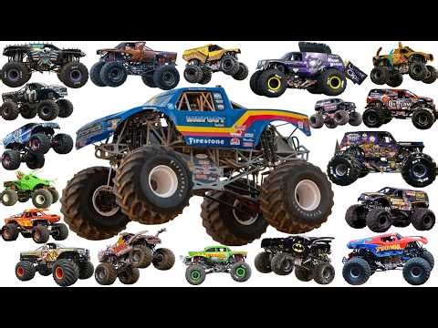 Most Awarded Monster Trucks in the World | Best Monster Trucks - Grave Digger, Zombie, El Toro Loco