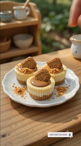 🍪 Mini Biscoff Yogurt Cheesecake 🤯 | 2-Ingredient Viral Dessert! #Shorts