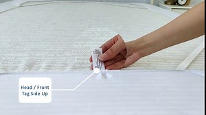 Box Spring Cover King Size, Elastic Fabric Wrap Around 4 Sides Bed Skirt, Sleek Alternative for Bed Skirts for Hotel/Home, Fits Box Springs up to 13”, Grey