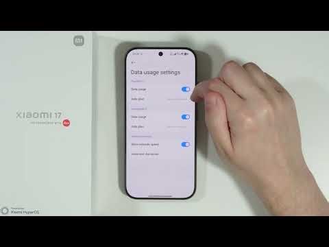 Xiaomi 17: How to Turn ON/OFF Mobile Data Saver (Monthly Data Limit)