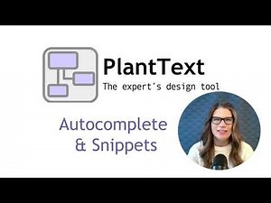 Autocomplete & Snippets in PlantText
