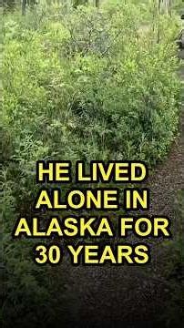 He Lived Alone in Alaska for 30 Years 🪓 #outdoors #outdoorboys