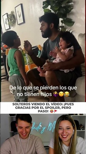 Grabó el caos con sus hijos y su mensaje para los solteros es pura ironía 🤯👶