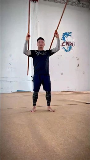 Basic training instructions with 2 sticks #reels #kungfu #action #martialarts #shortvideo