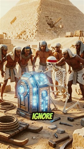 What happened if the pyramid workers found a future machine? #shorts #facts #ancient