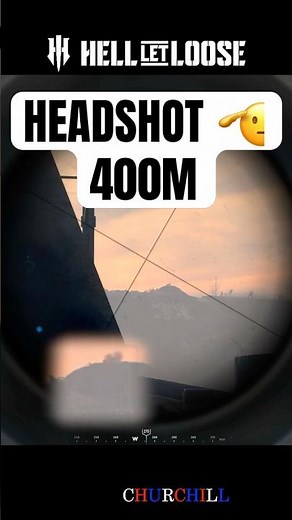 Hell Let Loose 400m headshot with a sniper